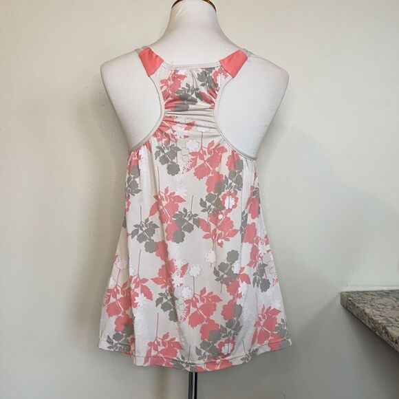 Body Touch Floral Pink Racerback Tank Top (Size: Medium) - Picture 2 of 12